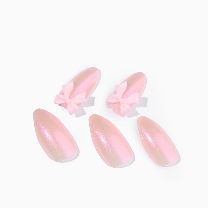 Nail art set with shimmering tips and elegant decorations Bowlift