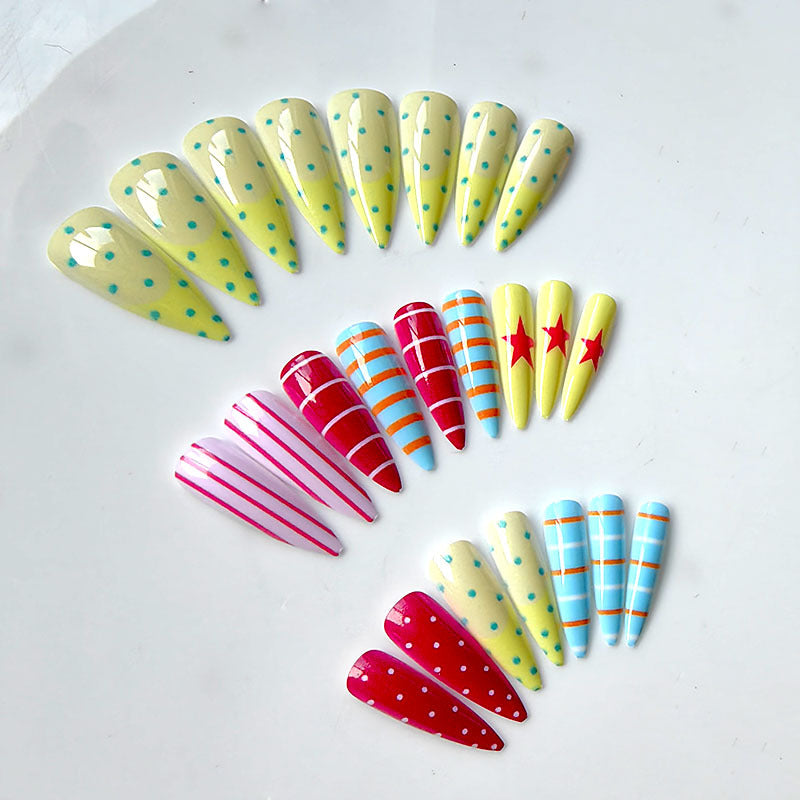 Artificial Nails In Creative Design Bowlift