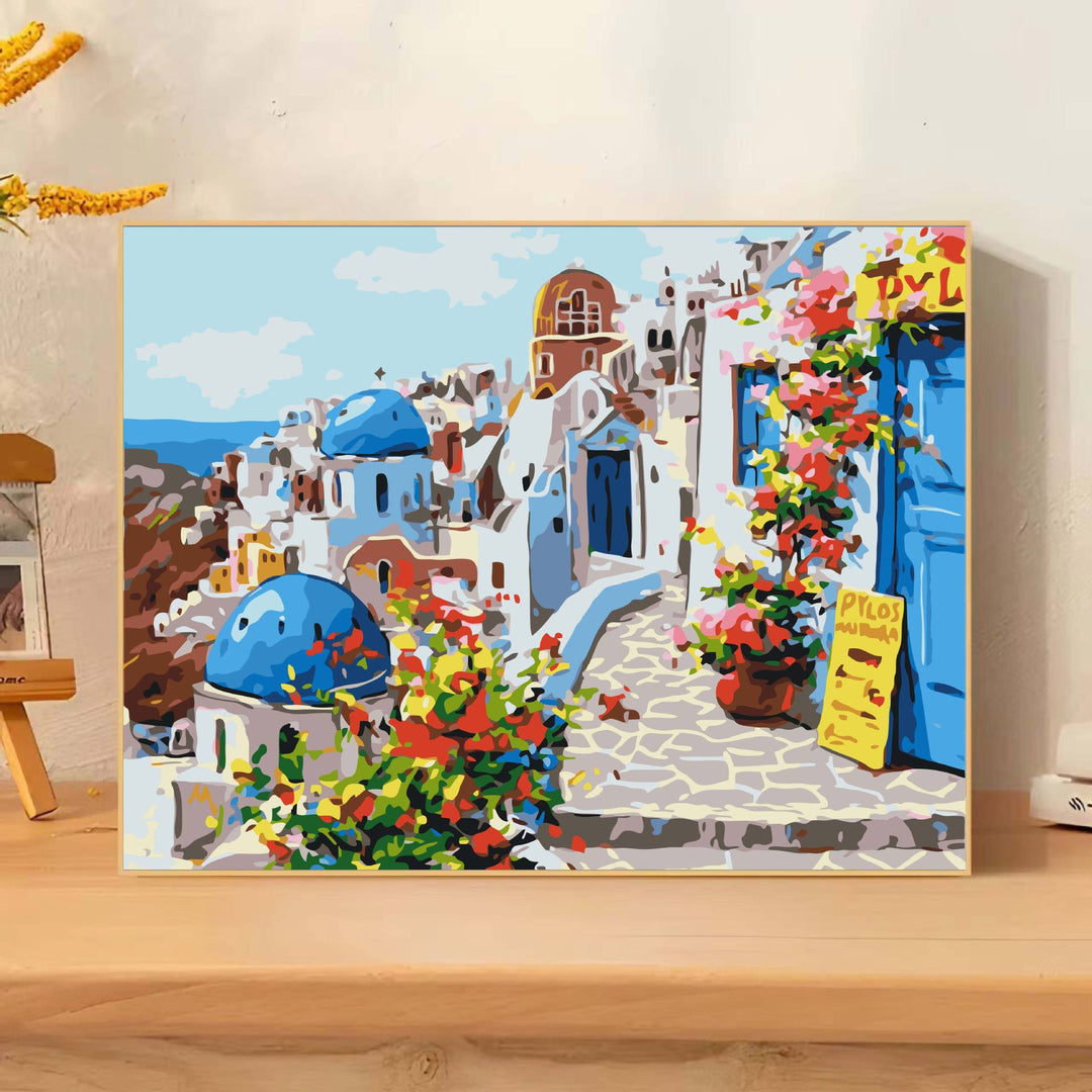 Scenic Landscape Art Canvas Print Bowlift