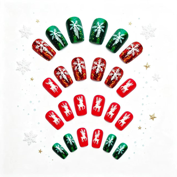 Festive Holiday-Themed Nail Art Bowlift