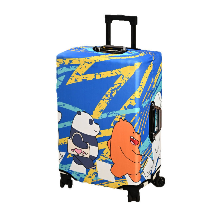 Patterned Hard Shell Luggage Bowlift