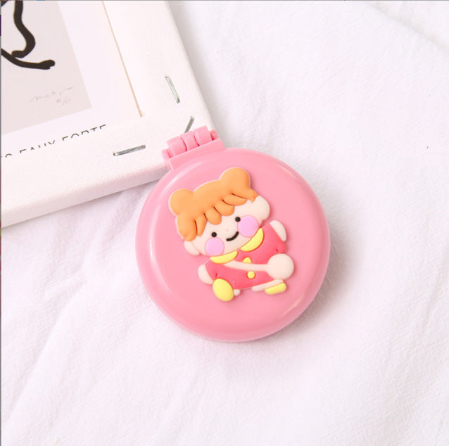 Women sweet and practical Compact Mirror Bowlift
