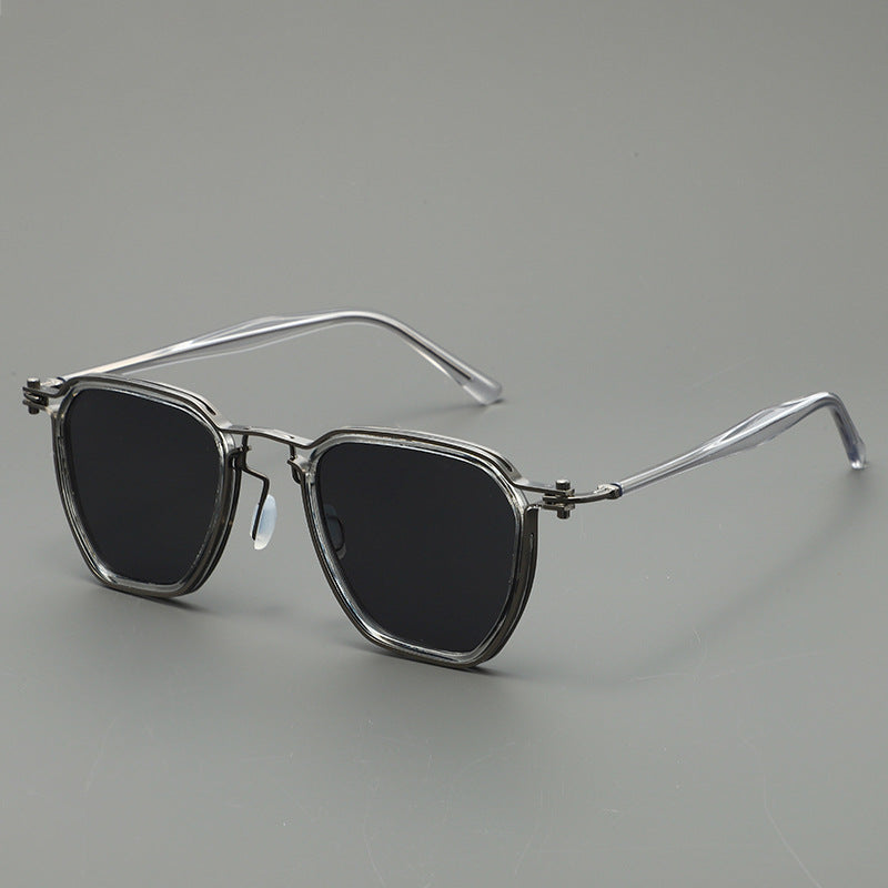 Men's Polarized Geometric Sunglasses Bowlift