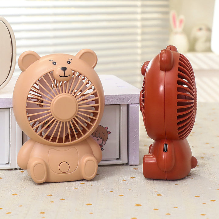 Ladies USB table fan in bear design Bowlift
