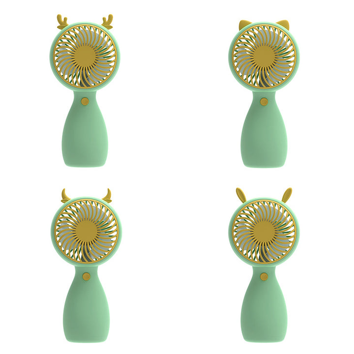 Unisex Portable Hand Fan in Playful Animal Design Bowlift
