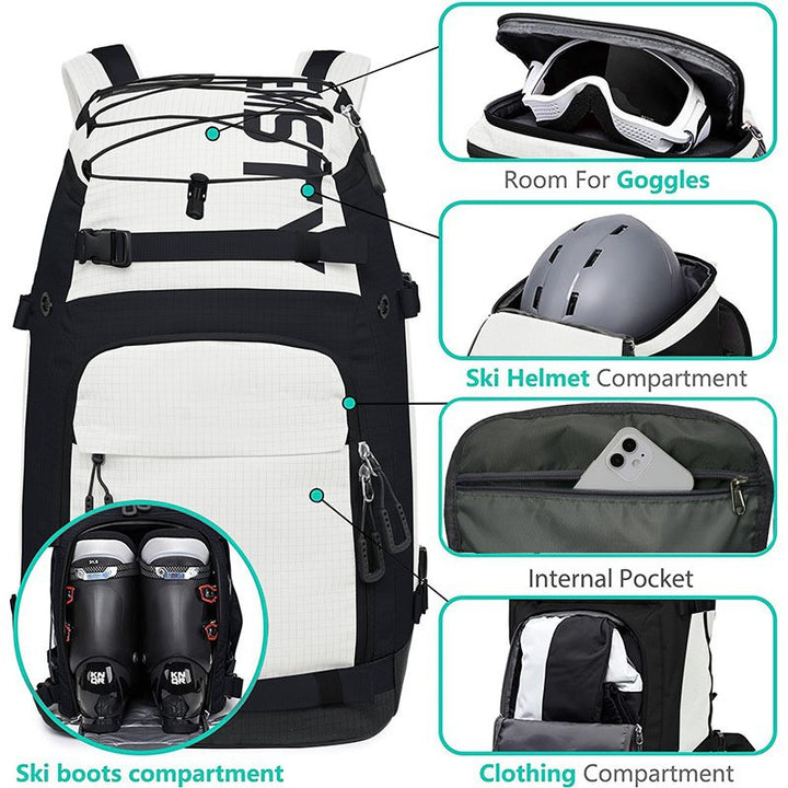 Versatile Outdoor Adventure Backpack Bowlift