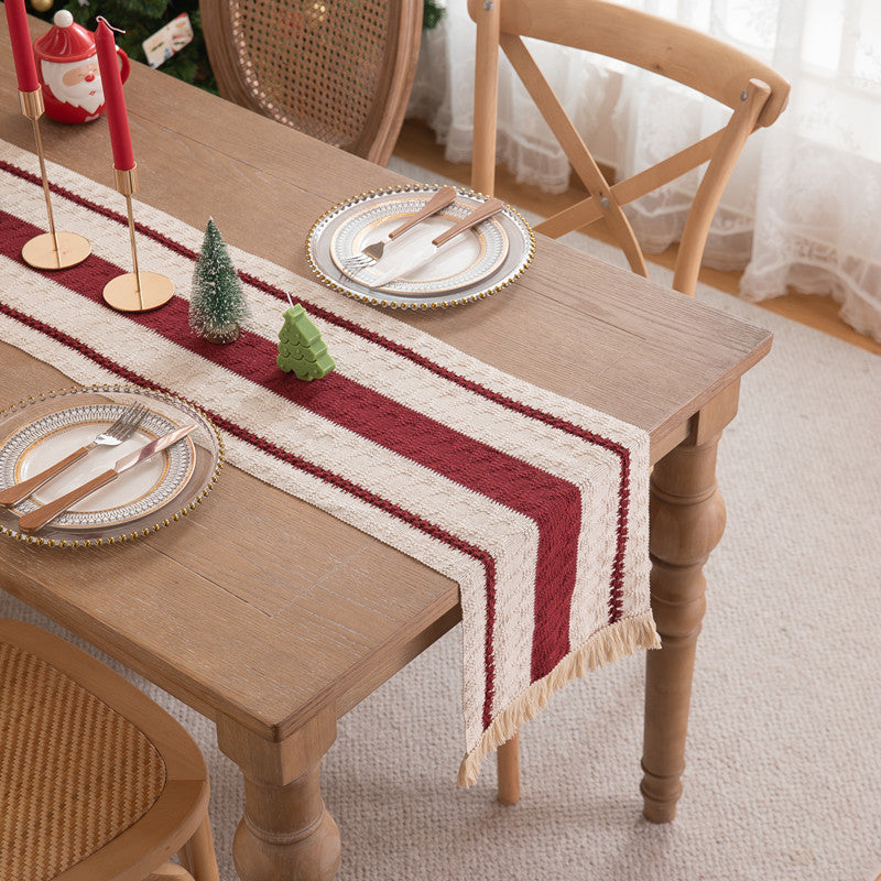 Festive Geometric Table Runner