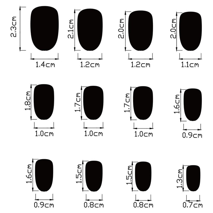Women's nan patriotic star and floral press-on nail kit with mixed shapes and glossy finish Bowlift