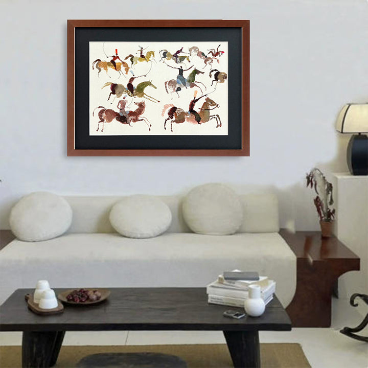 Artistic Equestrian Divided Wall Art