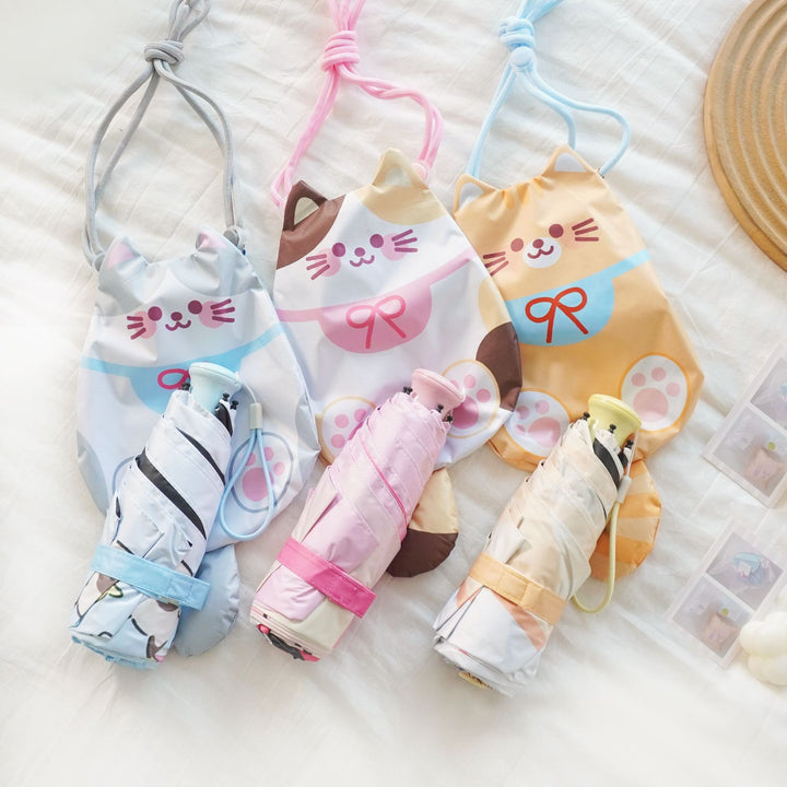 Women's funny folding umbrella with cute animal designs Bowlift