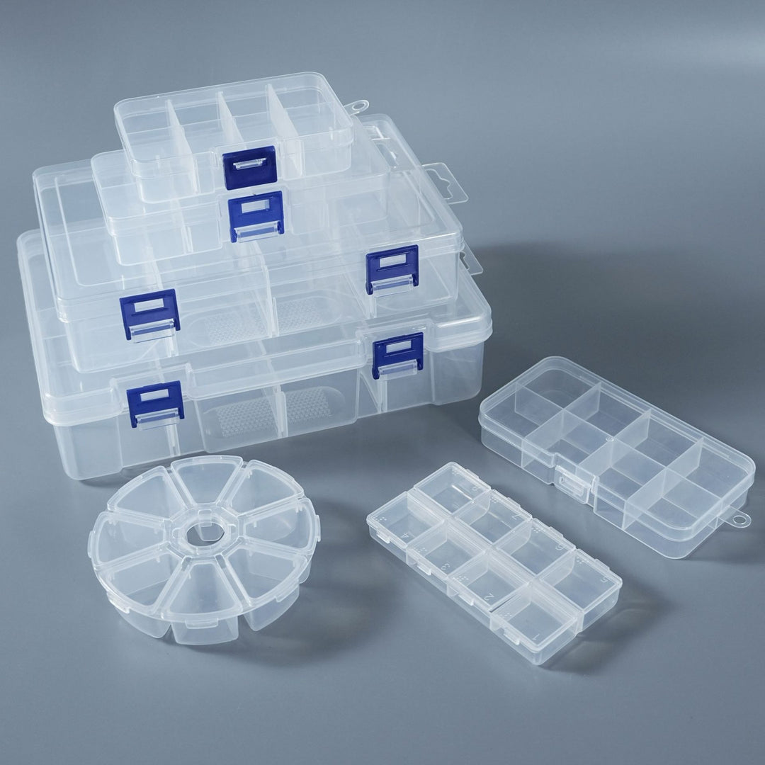 Multi-Section Craft Supply Storage Box Bowlift