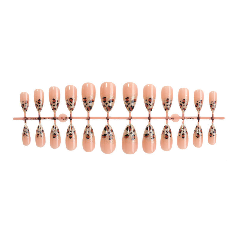 Creative Nail Art Set with Leopard Pattern Bowlift