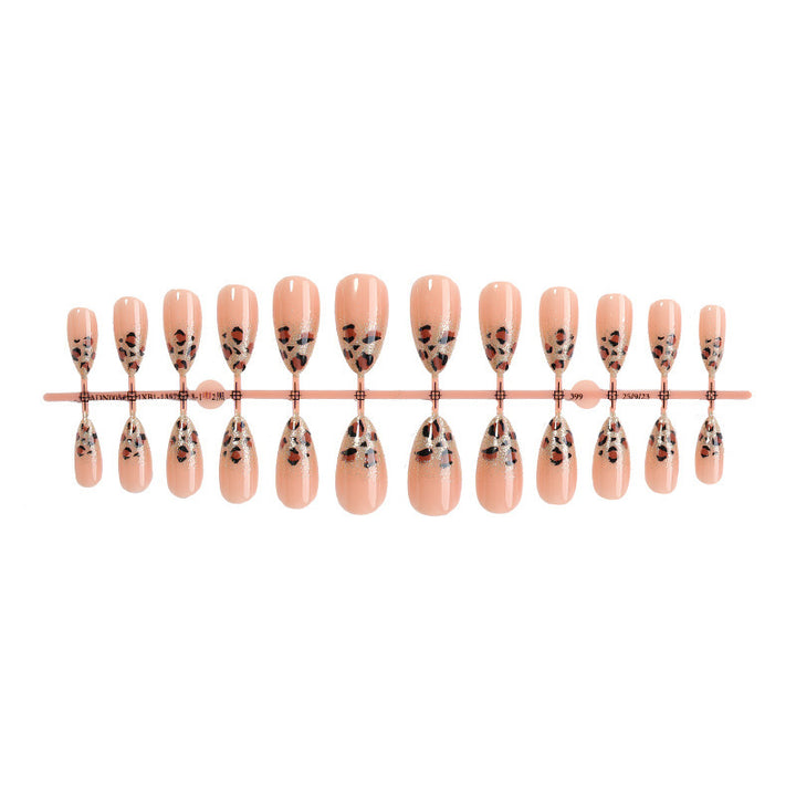 Creative Nail Art Set with Leopard Pattern Bowlift