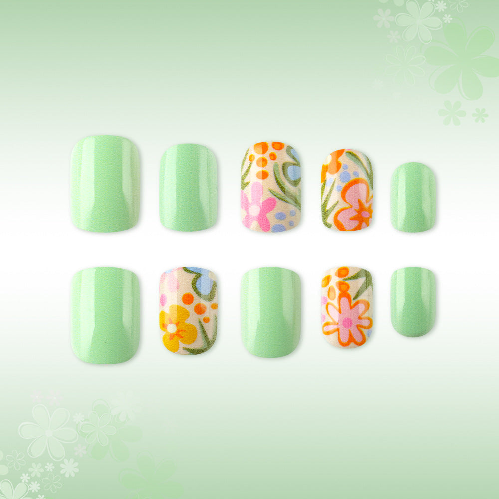 Floral Abstract Nail Art Bowlift