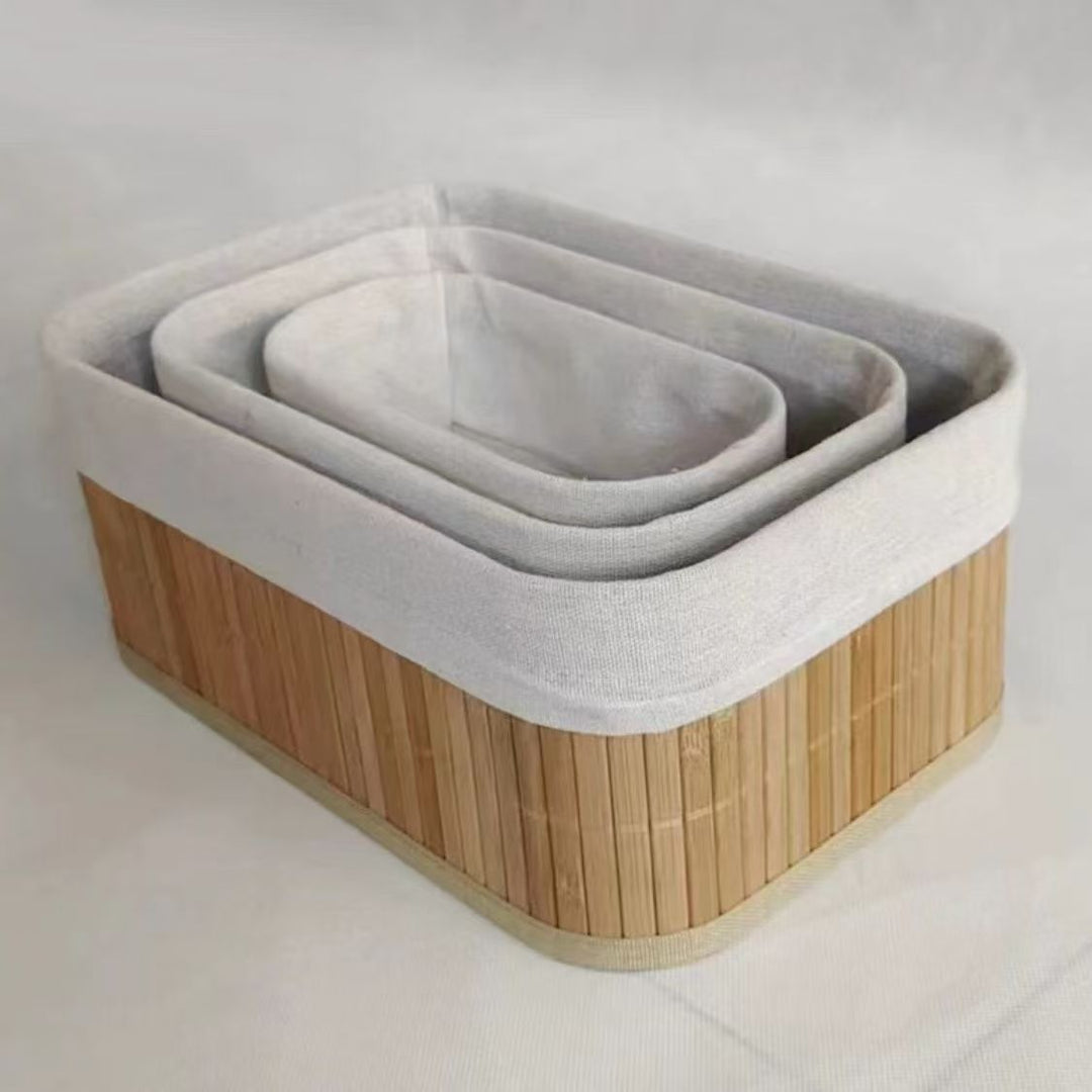 Storage basket with fabric cover Bowlift