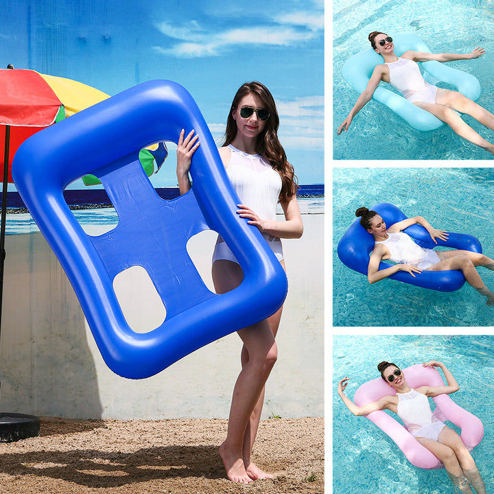 Women's Comfortable Inflatable Pool Lounger with Ergonomic Design Bowlift