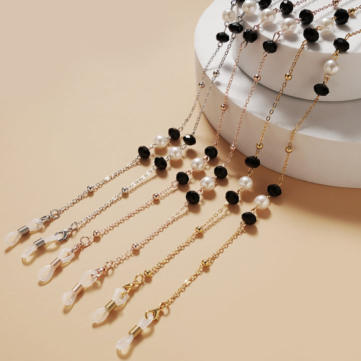 Luxurious Beaded Eyewear Chain Bowlift