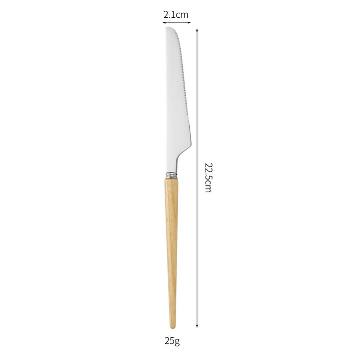 Professional and ergonomic bread knife with wooden handle Bowlift
