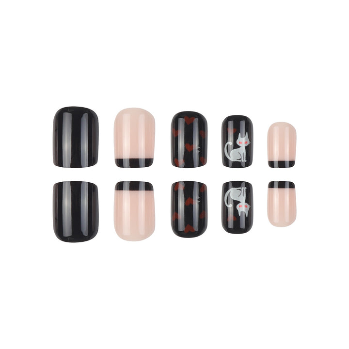 Halloween-Themed Press-On Nail Art Set Bowlift