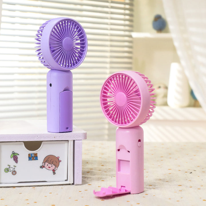 Women's Portable Mini Fan with USB Charging and Ergonomic Design Bowlift