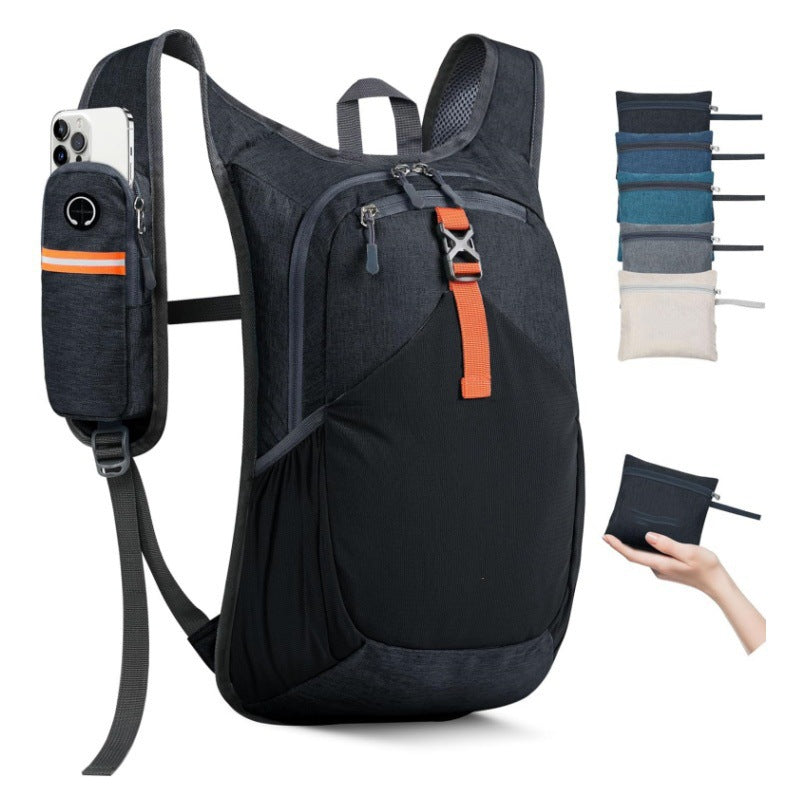 Ergonomic sling backpack with practical compartments and phone holder Bowlift