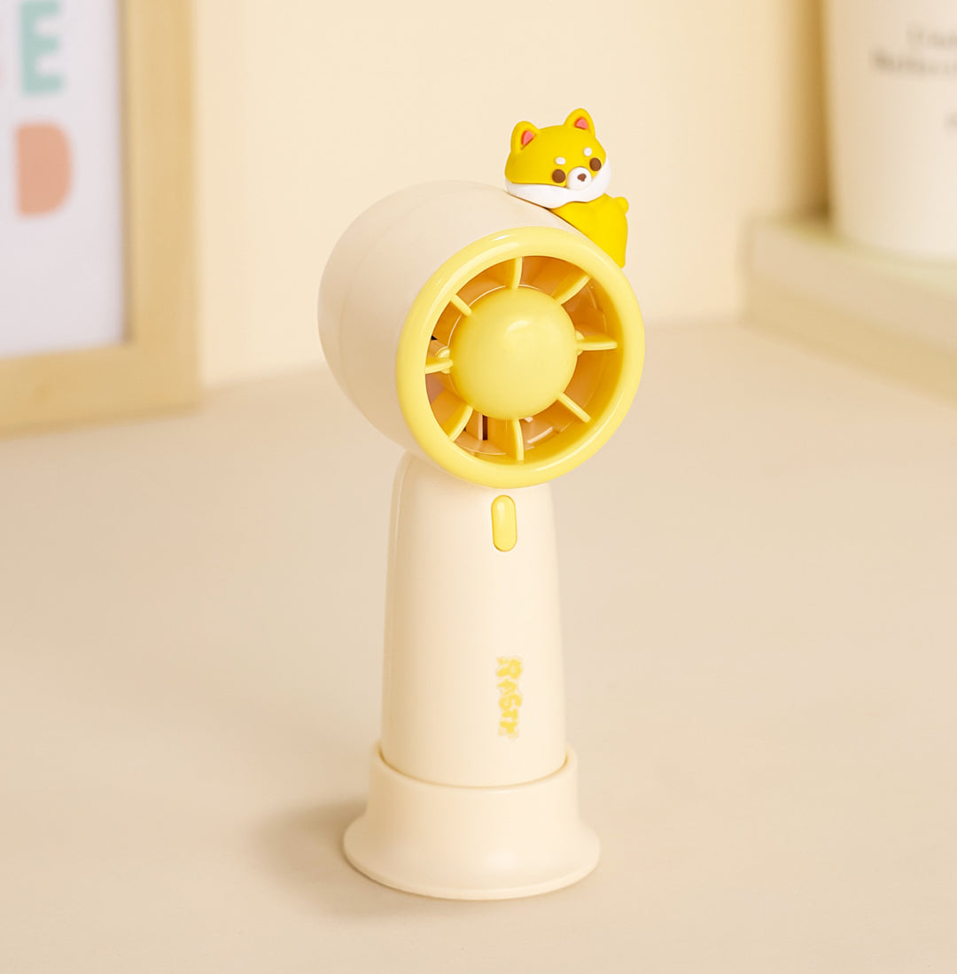 Women's Cute Portable Mini Hand Fan Bowlift