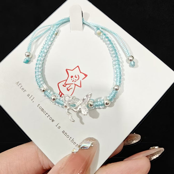 Adjustable Butterfly Charm Bracelet Bowlift