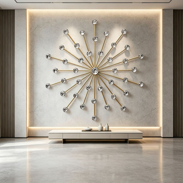 Decorative Crystal Wall Art Bowlift