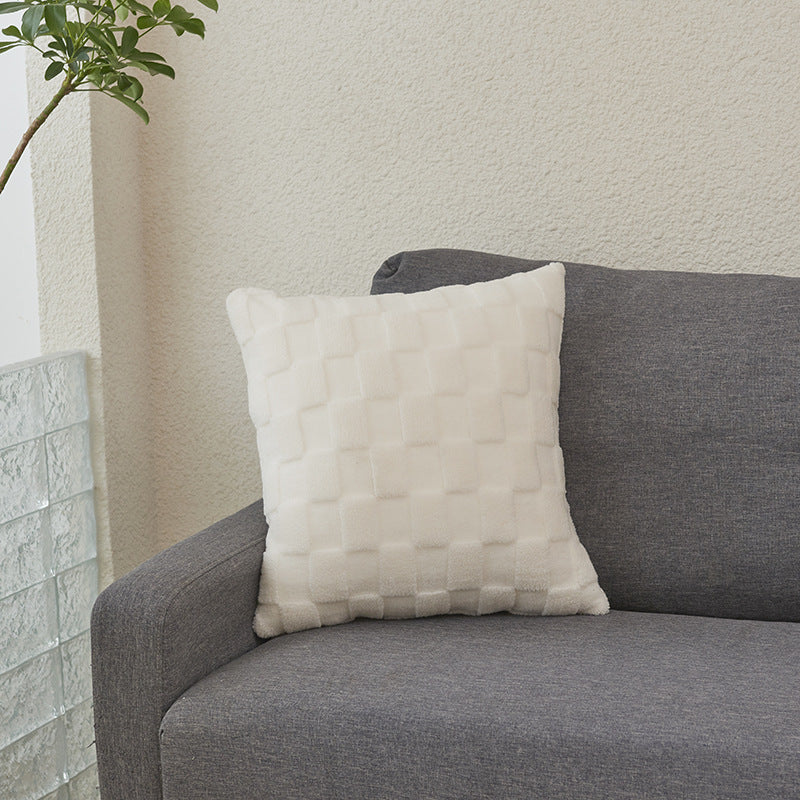 Textured Pattern Decorative Cushion