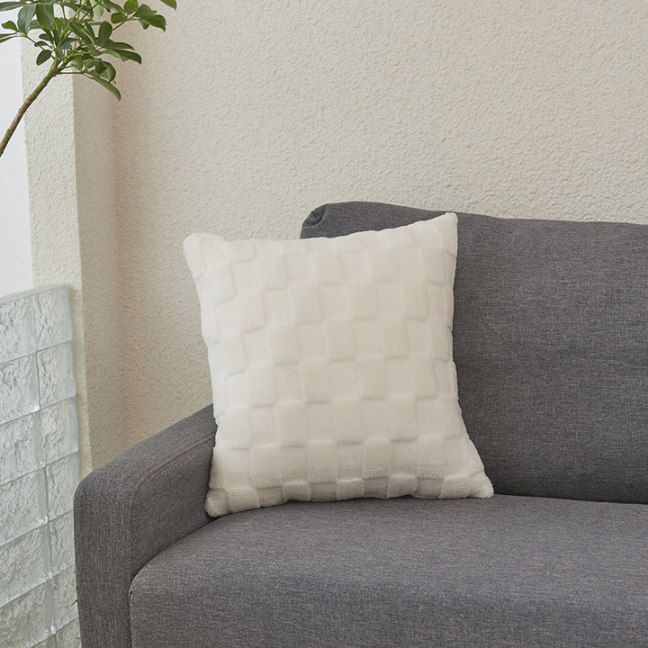 Textured Pattern Decorative Cushion