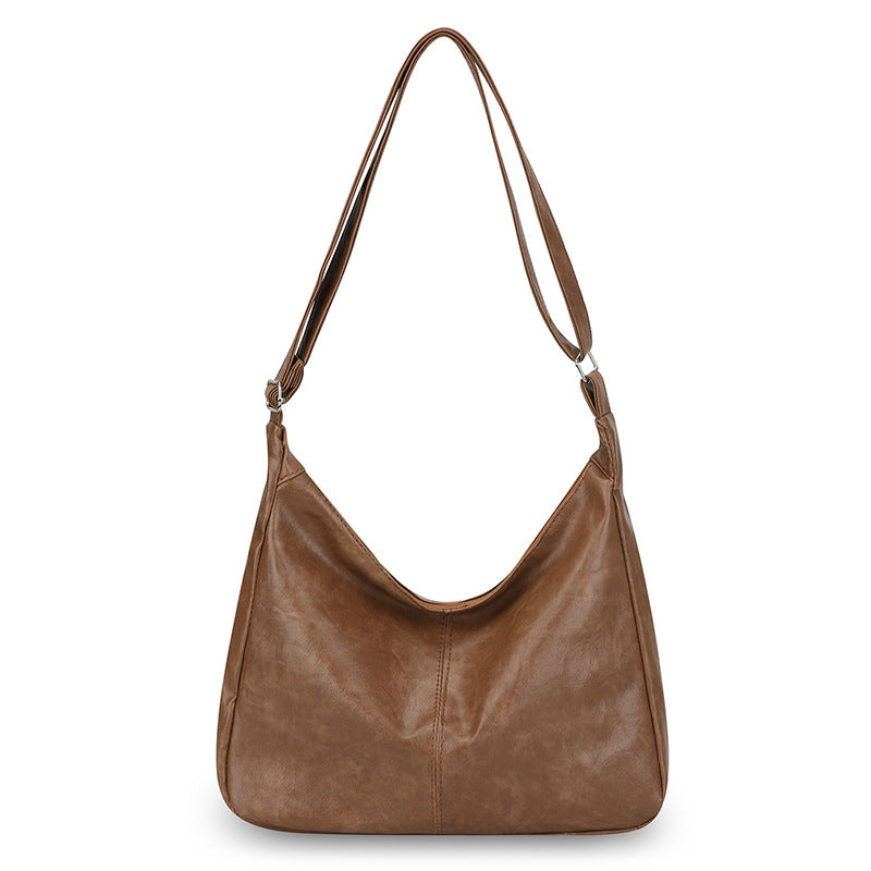 Elegant Leather Shoulder Bag Bowlift