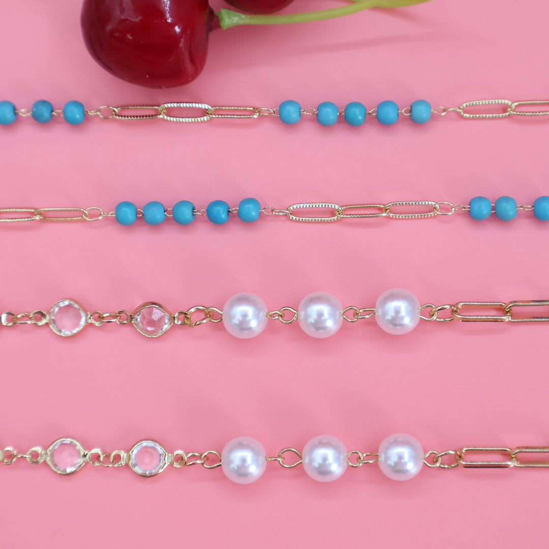 Elegant Pearl Beaded Necklace Bowlift