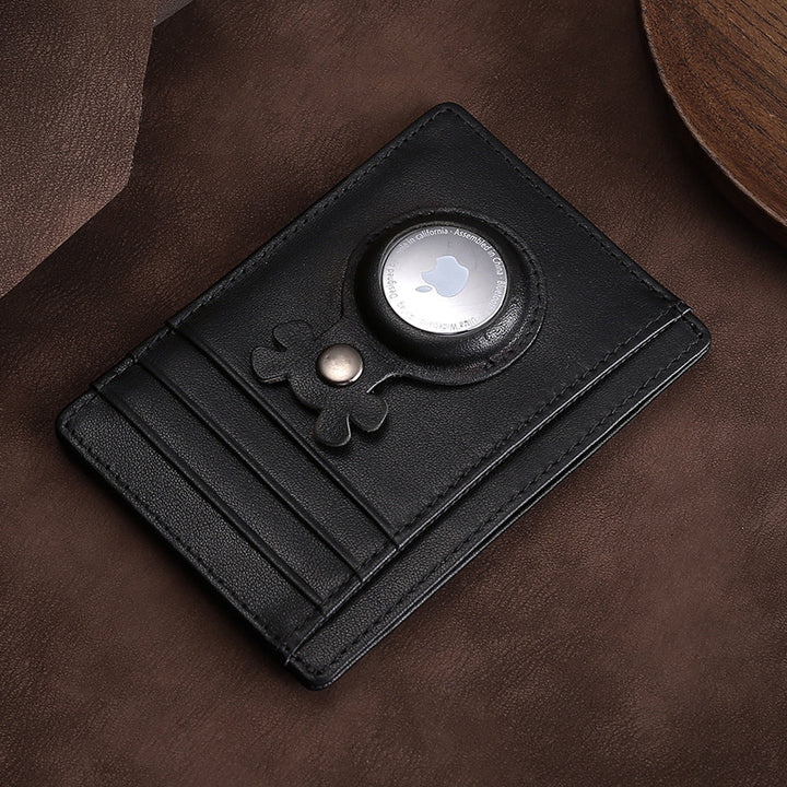 RFID-Blocking Leather Card Wallet
