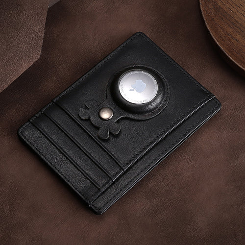 RFID-Blocking Leather Card Wallet