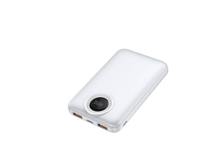 Portable high-performance power bank with inductive charging technology and digital display Bowlift