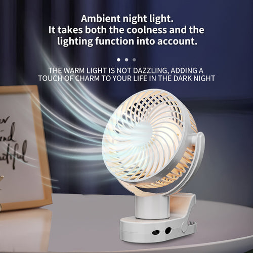 Unisex portable clip fan Bowlift