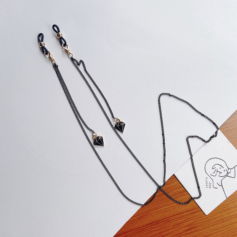 Fashionable glasses holder chain with star pendants Bowlift
