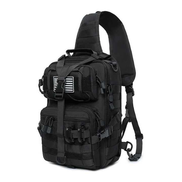 Tactical Sling Backpack with Multiple Compartments and Adjustable Carry Strap Bowlift