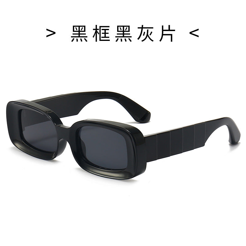 Women's Square Sunglasses with Transparent Frame Bowlift