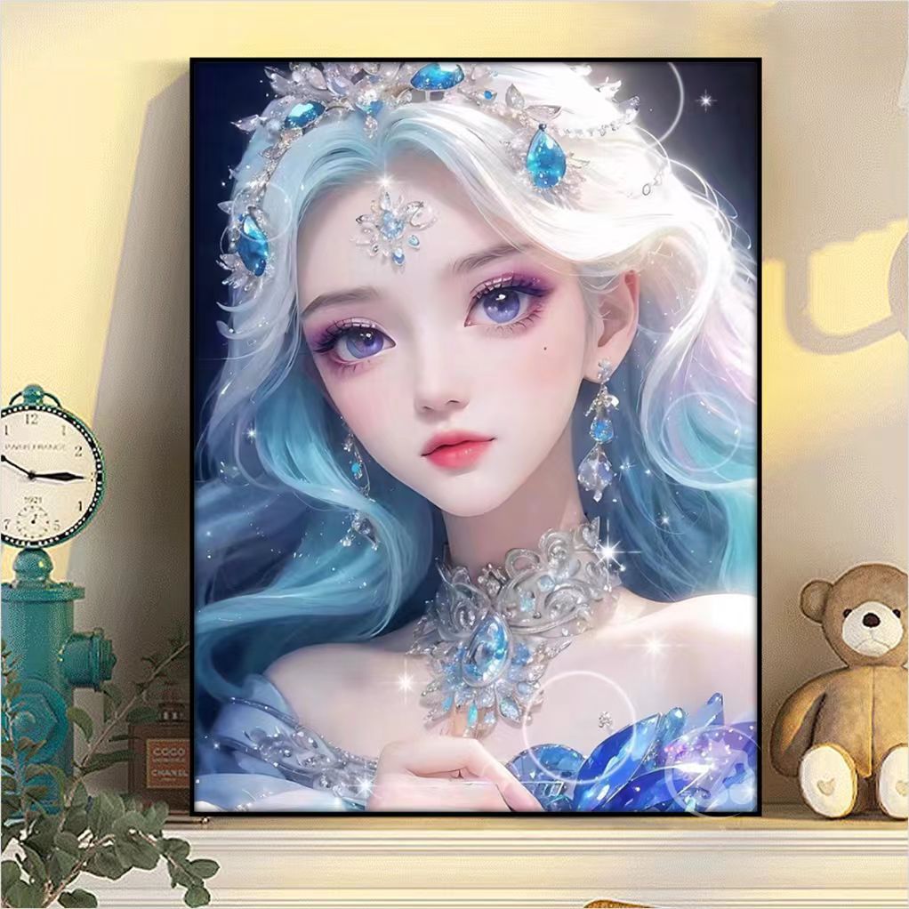 Fantasy Character Portrait Canvas Art Print Bowlift