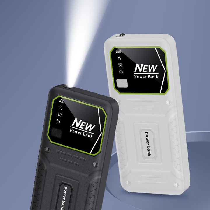 Robust power bank with precise digital charge level indicator Bowlift