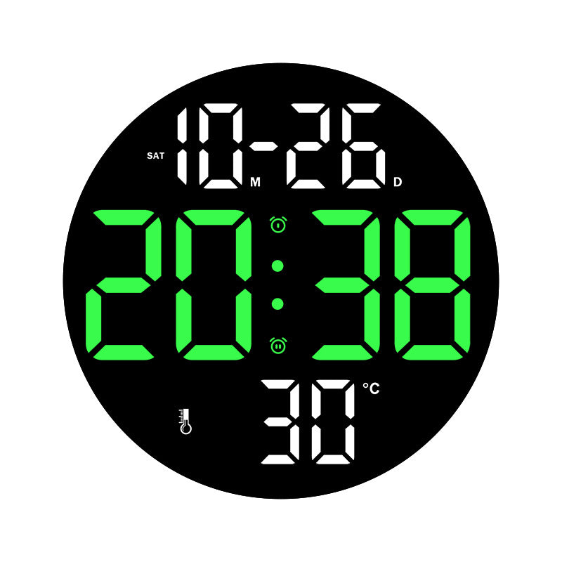 Digital wall clock with temperature and hygrometer function Bowlift