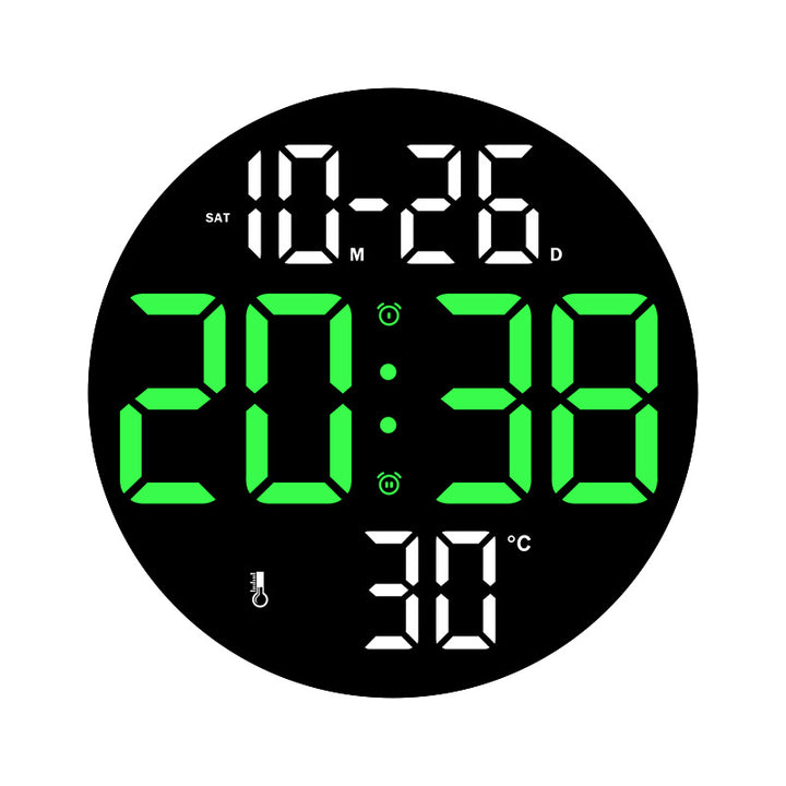 Digital wall clock with temperature and hygrometer function Bowlift
