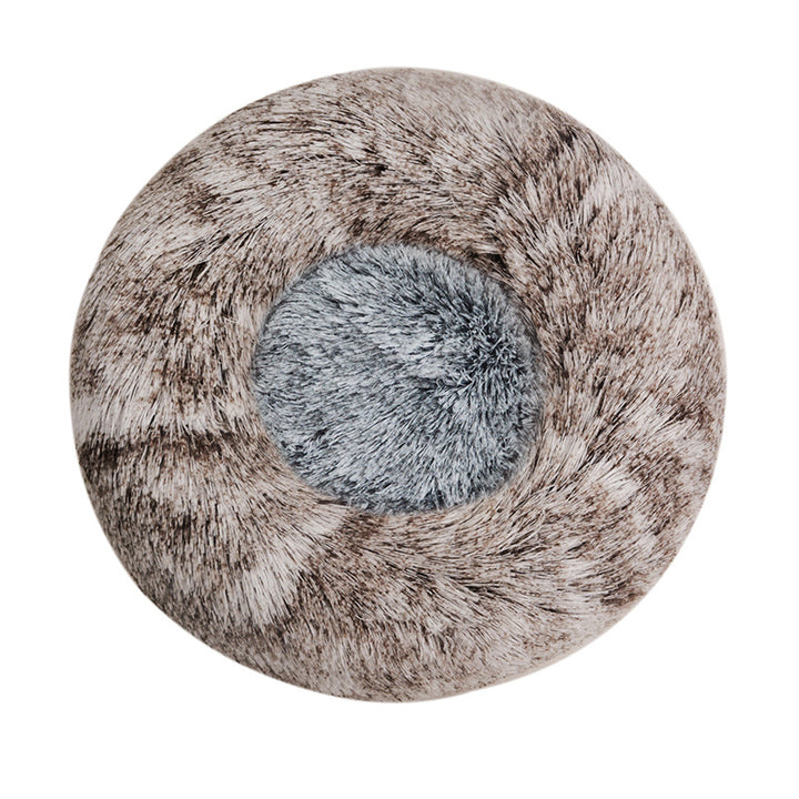 Round Plush Sleeping Bed  Dog Bed