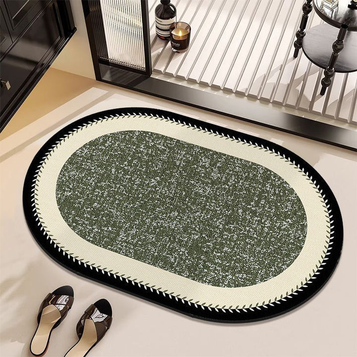 Decorative Scalloped Edge Area Rug