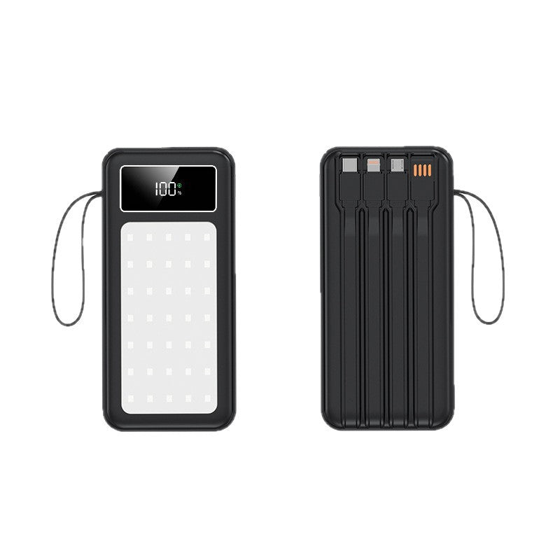Portable power bank with integrated charging station and innovative LCD display Bowlift