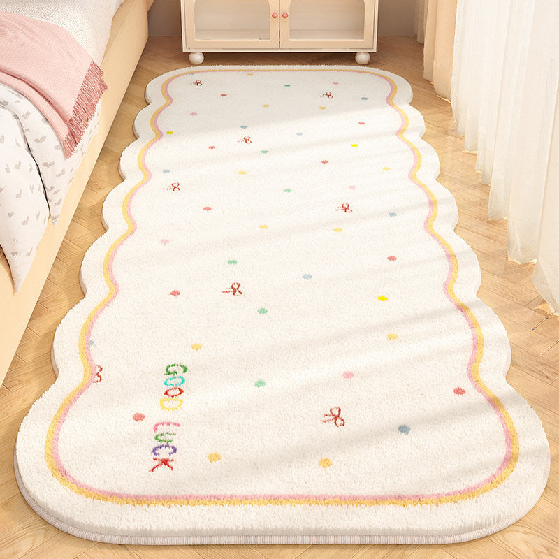 Plush Cartoon-Themed Area Mat