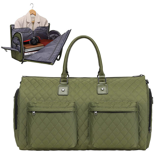 Quilted Travel Tote Bag Bowlift