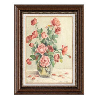 Framed Flower Still Life Artwork