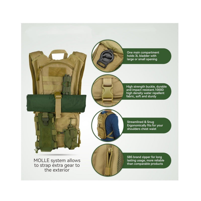 Tactical Rucksack with Hydration System Bowlift